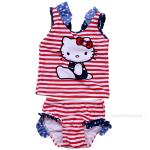 Bộ bơi hai mảnh hello kitty kẻ sọc ngang